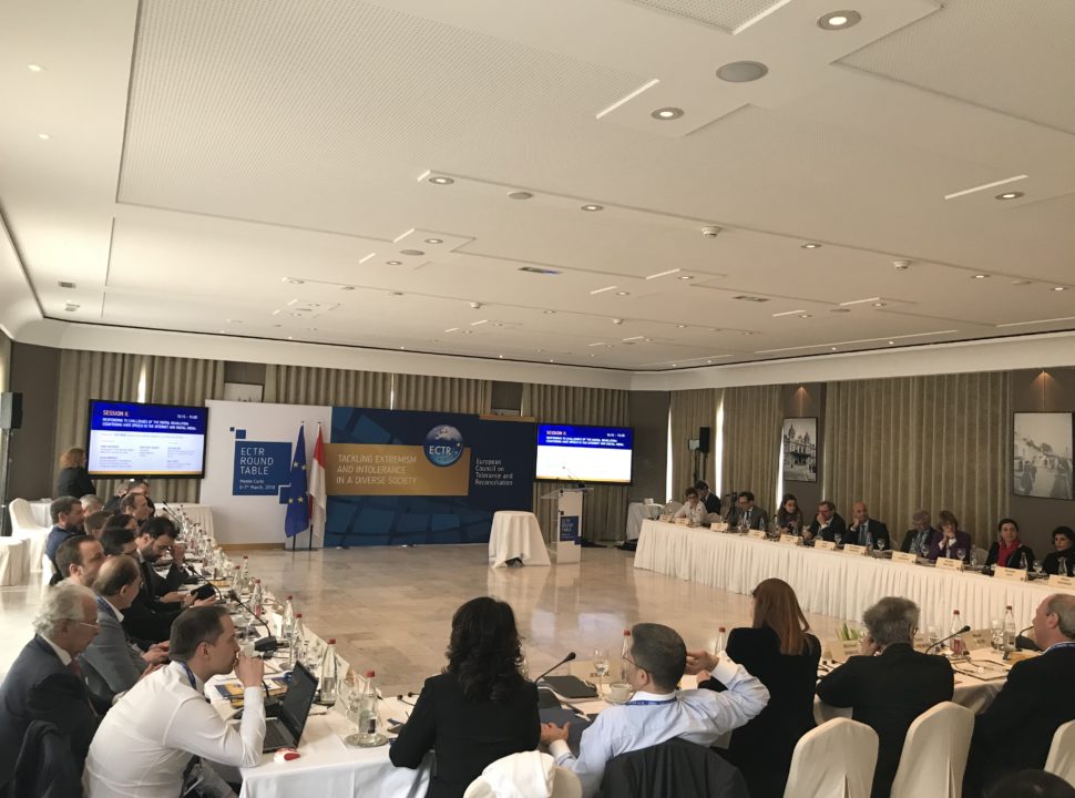 ECTR Round-table Conference: Tackling Extremism and Intolerance in a Diverse Society