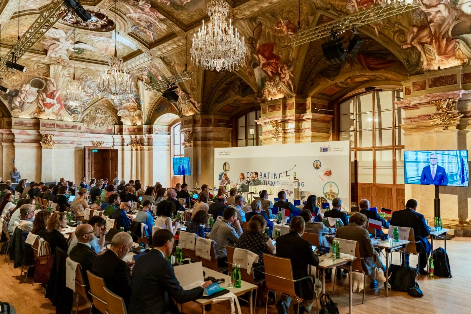 EJC and SACC by EJC address 9th Meeting of the Working Group on the Implementation of the EU Strategy on Combating Antisemitism in Vienna